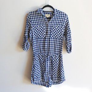 ✨ DENIM & SUPPLY - RALPH LAUREN ✨ Linen Checkered Romper